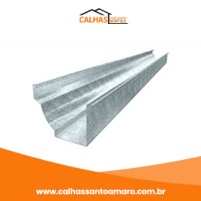 Calha galvanizada no Butantã